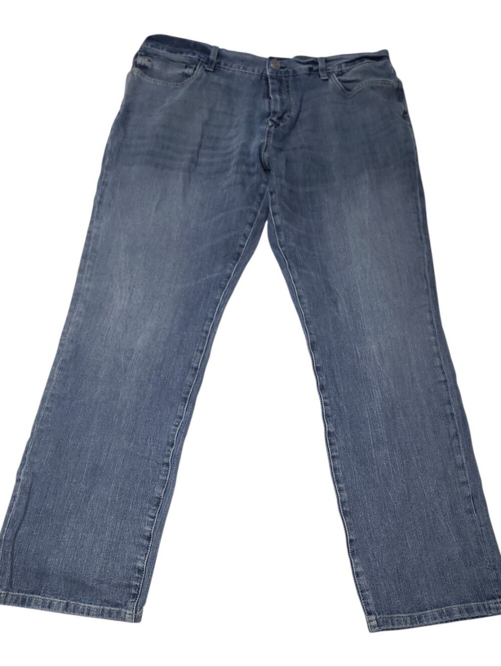Tommy Hilfiger Light Blue Straight-Leg Denim Jeans Sz 38
